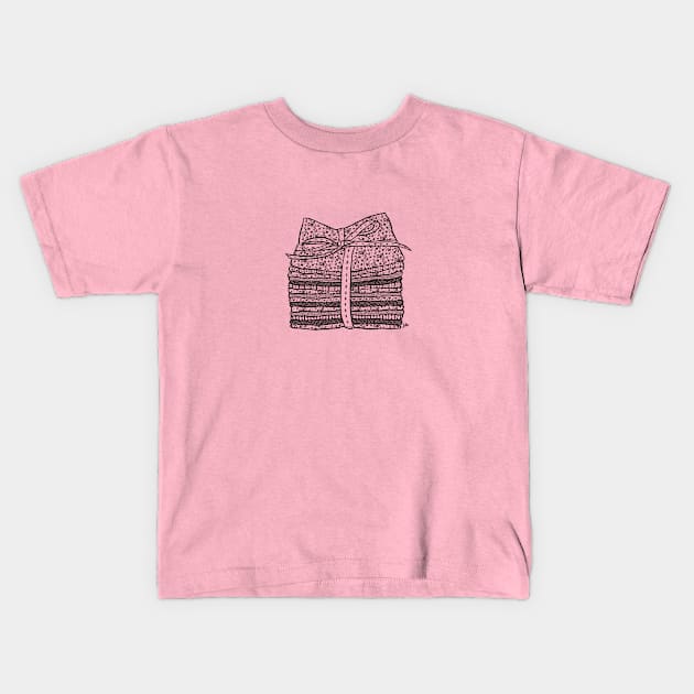 SewLalla Fat Quarter Bundle line art drawing Kids T-Shirt by SewLalla